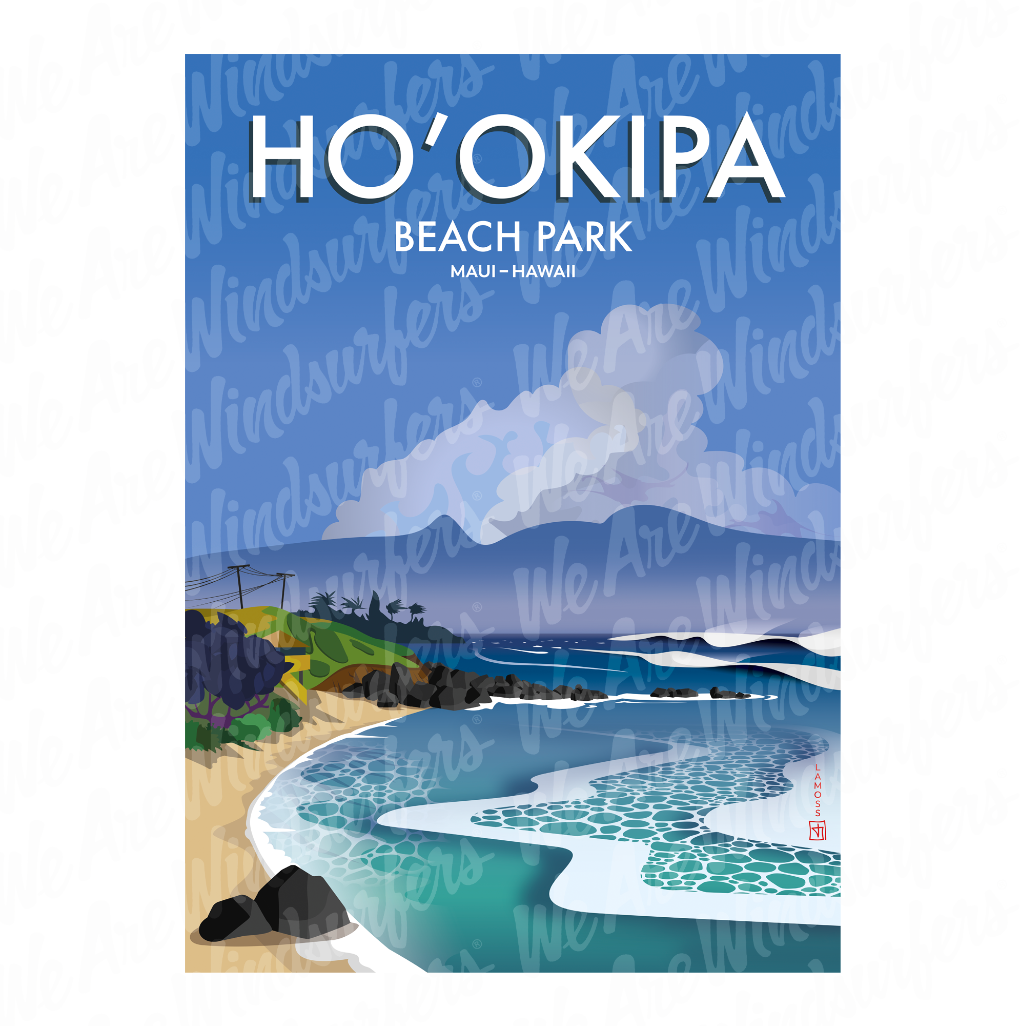 Poster LAMOSS Ho'okipa Beach Park